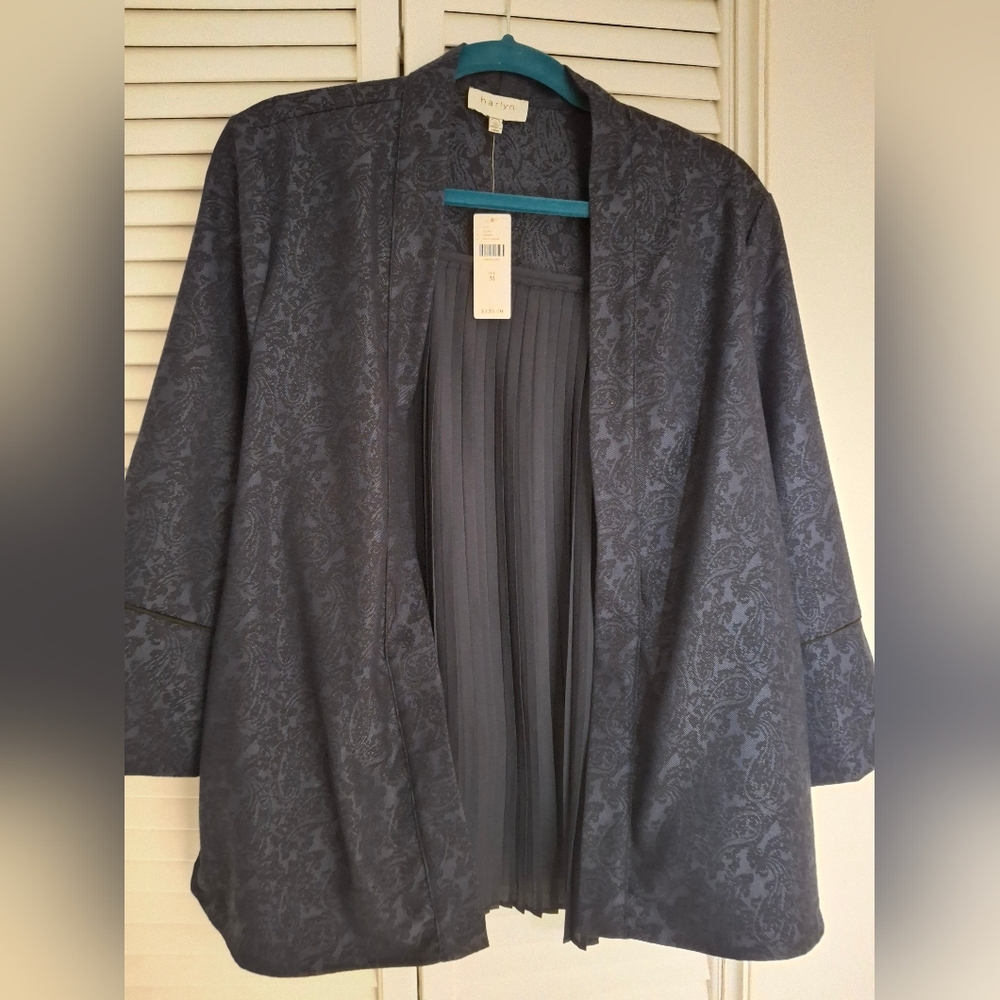 Harlyn Blue Textured Jacket